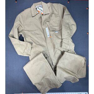 NWT Rasco FR 10Oz Overalls/Coveralls Flame Resistant 46R Chest 32 Inseam
